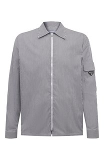Хлопковая рубашка Prada