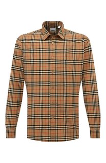 Хлопковая рубашка Burberry
