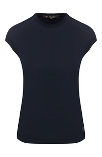 Топ из смеси шелка и хлопка Loro Piana