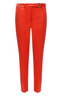 Брюки из смеси хлопка и шелка с отворотами Tom Ford