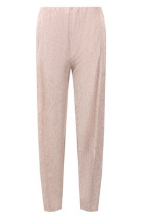 Брюки изо льна и хлопка Giorgio Armani