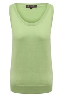 Топ из смеси шелка и хлопка Loro Piana