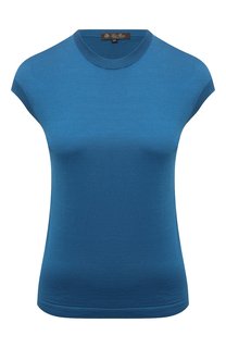 Топ из смеси шелка и хлопка Loro Piana