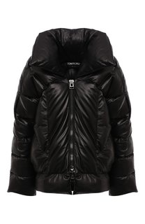 Кожаный пуховик Tom Ford