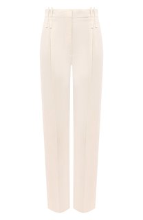 Брюки из вискозы и льна Brunello Cucinelli