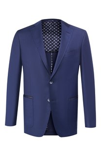 Пиджак из смеси шерсти и шелка Zilli