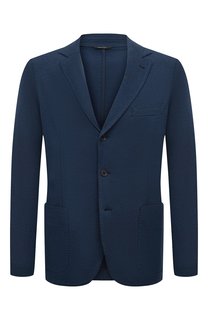 Пиджак из хлопка и шелка Loro Piana