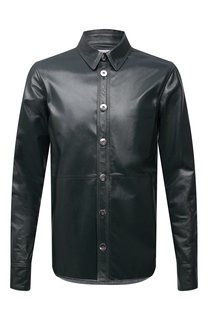 Кожаная рубашка Bottega Veneta