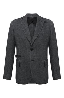 Пиджак из кашемира и хлопка Brioni