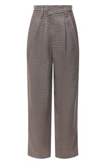 Брюки из льна и шерсти Brunello Cucinelli