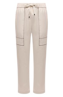 Хлопковые брюки Brunello Cucinelli