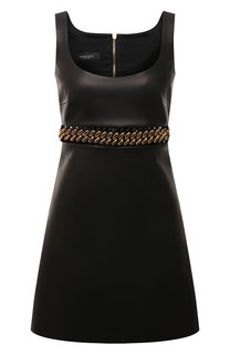 Кожаное платье Versace