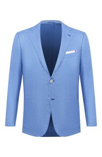 Пиджак из кашемира и шелка Kiton