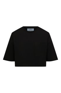 Хлопковая футболка Prada