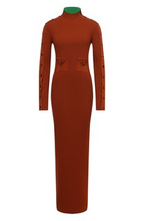 Шелковое платье Bottega Veneta