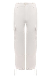 Брюки из шелка и льна Polo Ralph Lauren