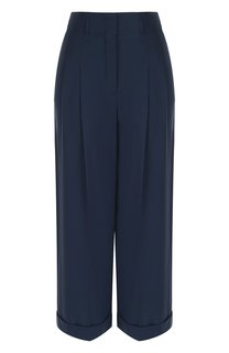 Укороченные хлопковые брюки с защипами Loro Piana