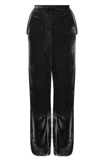 Брюки из вискозы и шелка Giorgio Armani