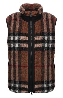 Жилет из шерсти и кашемира Hillend Burberry