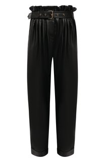 Кожаные брюки Balmain