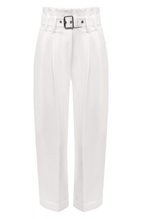 Брюки из хлопка и льна Brunello Cucinelli