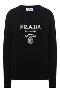 Свитер из шерсти и кашемира Prada