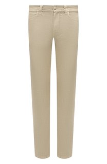 Брюки изо льна и хлопка Loro Piana