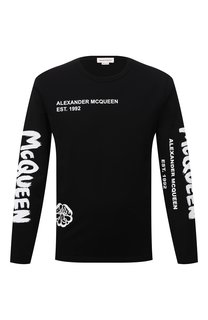 Хлопковый лонгслив Alexander McQueen