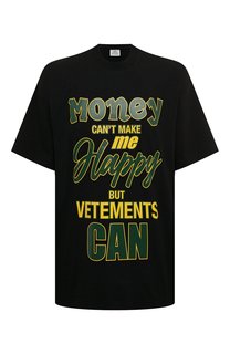Хлопковая футболка VETEMENTS