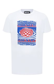 Хлопковая футболка Diesel