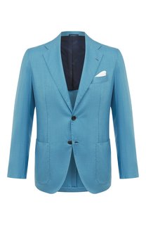 Пиджак из кашемира и шелка Kiton