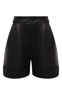 Кожаные шорты Miu Miu
