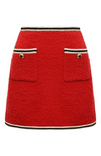 Шерстяная юбка Miu Miu