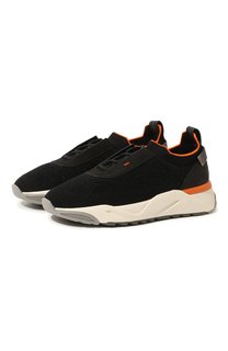 Текстильные кроссовки Santoni