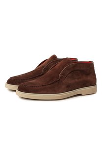 Замшевые ботинки Yalta Santoni