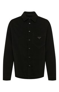 Хлопковая рубашка Prada