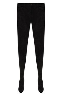Замшевые брюки Saint Laurent
