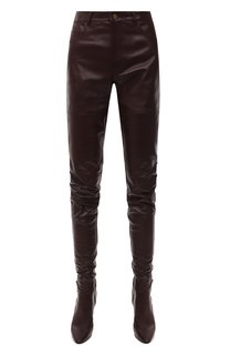 Кожаные брюки Saint Laurent