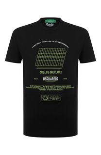 Хлопковая футболка Dsquared2