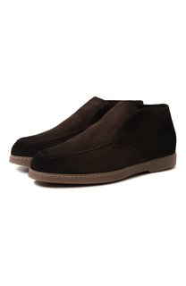 Замшевые ботинки Doucals
