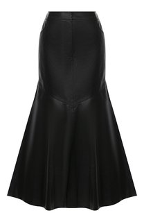 Кожаная юбка Kenzo