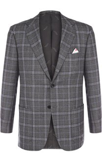 Однобортный пиджак из кашемира Kiton