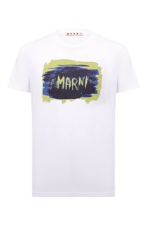 Хлопковая футболка Marni