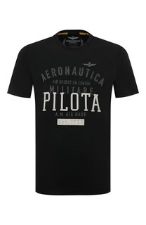 Хлопковая футболка Aeronautica Militare