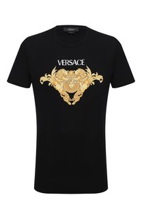 Хлопковая футболка Versace