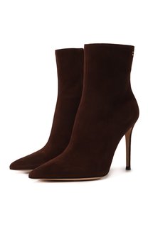 Замшевые ботильоны Gianvito Rossi