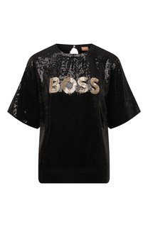 Топ с пайетками BOSS