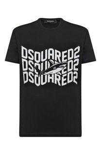 Хлопковая футболка Dsquared2