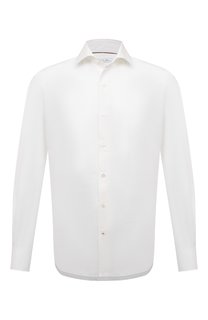 Сорочка из хлопка и шелка Loro Piana