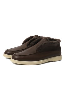 Кожаные ботинки Santoni
